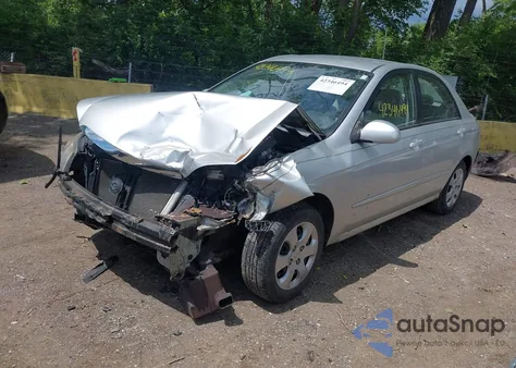 2009 Kia Spectra Lx z USA, uszkodzony, nr VIN KNAFE221895610982